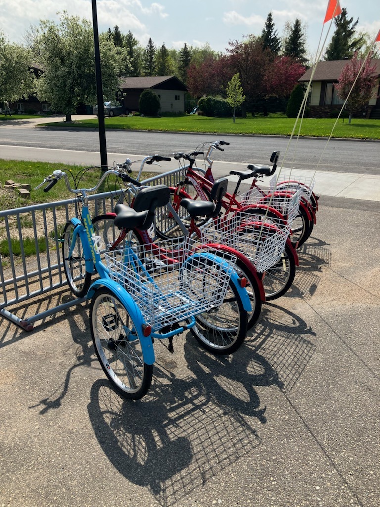 Check out a trike for a ride around Alvarado